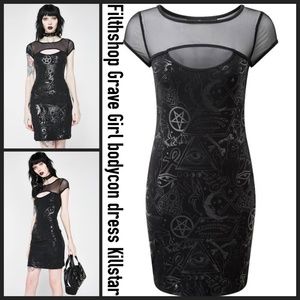 Grave Girl Bodycon Dress - KILLSTAR